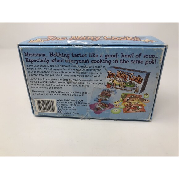 Too Many Cooks Card Game 2002 by Reiner Knizia R&R Games HTF RARE Complete - Picture 7 of 8